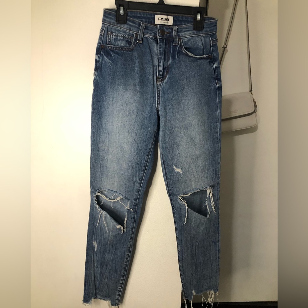 RSQ tillys mom jeans size 25